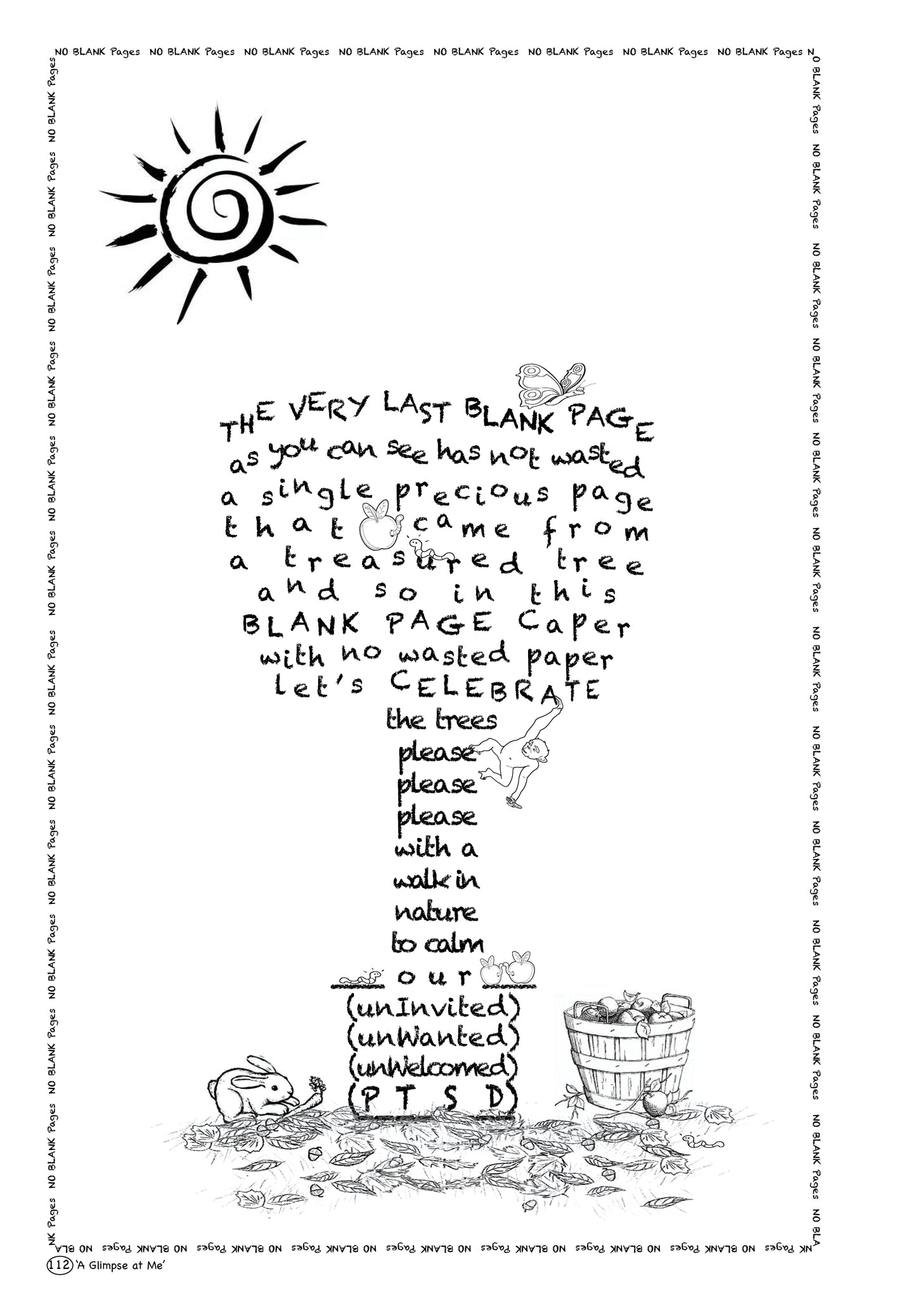 A Glimpse at Me...Stumbling Through PTSD (Hardback with Dust Jacket)