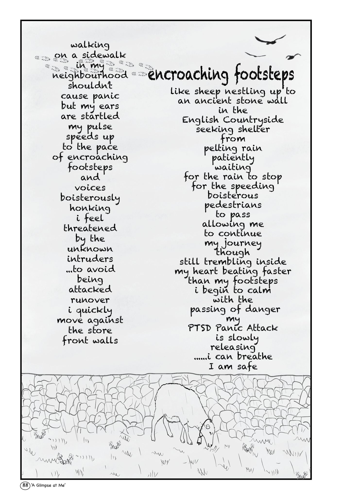 A Glimpse at Me...Stumbling Through PTSD (Hardback with Dust Jacket)