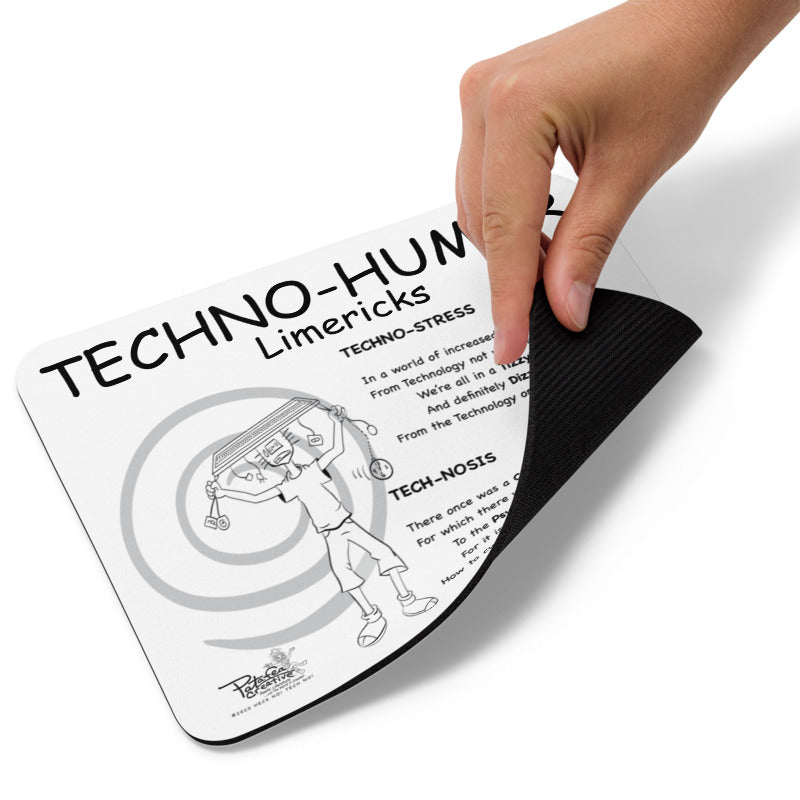 HECK NO! TECH NO! TECHNO-STRESS Mouse Pad