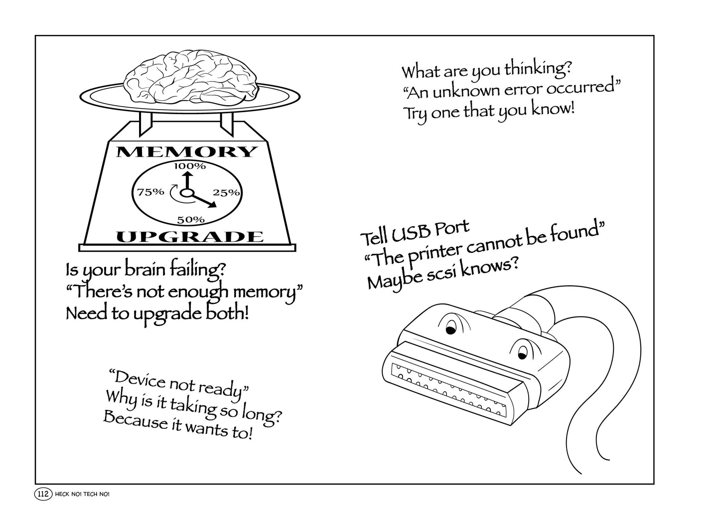 HECK NO! TECH NO! A Humorous Glimpse at the Madness of Technology! -                 3rd Edition (Paperback & eBooks)