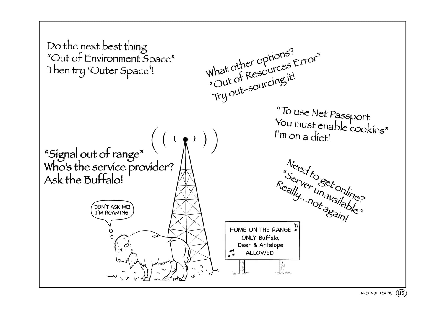 HECK NO! TECH NO! A Humorous Glimpse at the Madness of Technology! -                 3rd Edition (Paperback & eBooks)