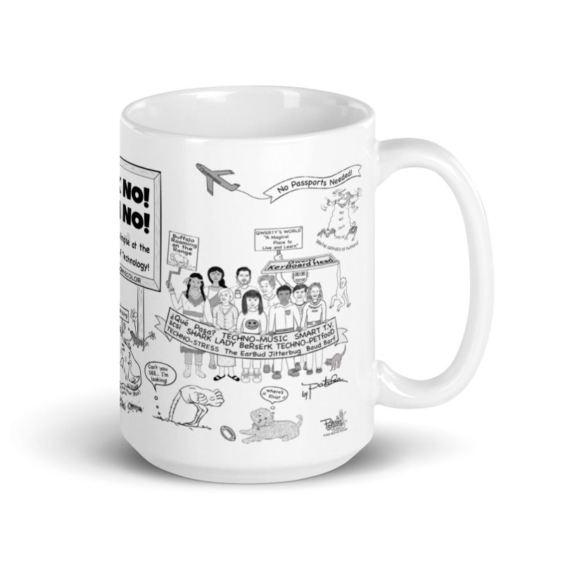 'HECK NO! TECH NO!'  MUG