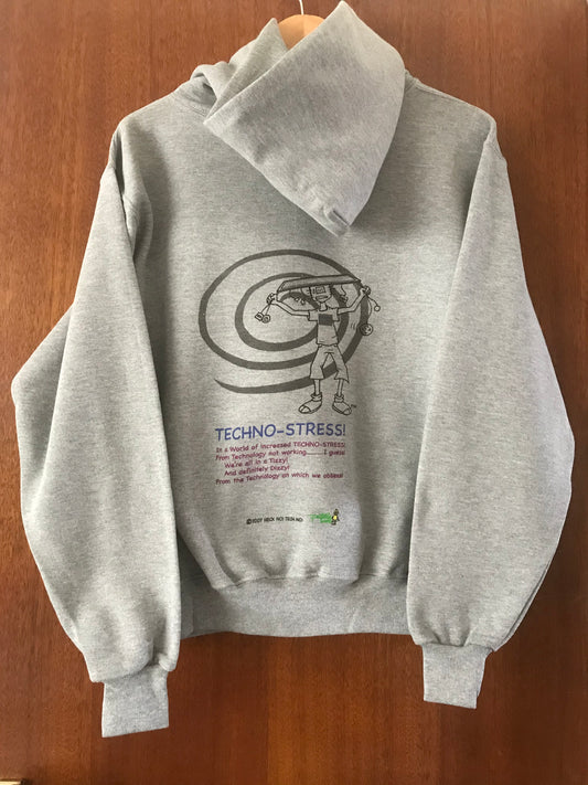 Vintage HECK NO! TECH NO! Hoodie Sweatshirts